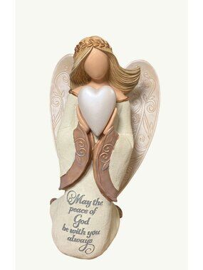 Legacy Of Love Angel Figurine   May The Peace Of God Be With You Always   Text